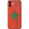 Morocco Flag Distressed iPhone 12 Skin